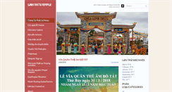 Desktop Screenshot of chualinhthuu.org
